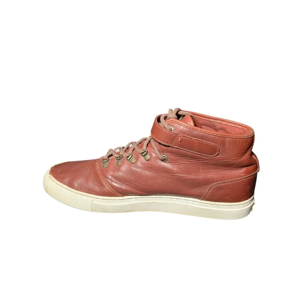 Lacoste Cerberus Steps SRM‎ Leather Boots Mens Size 10.5 Brown High Top Casual